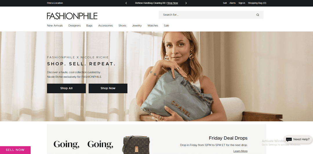 Fashionphile Ecommerce